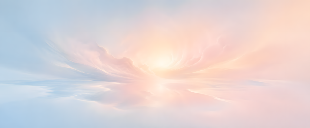 Powder Dawn Desk Mat