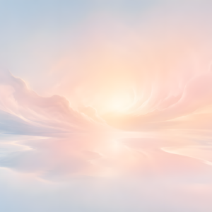 Powder Dawn Desk Mat