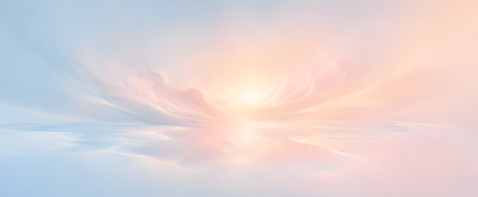 Powder Dawn Desk Mat