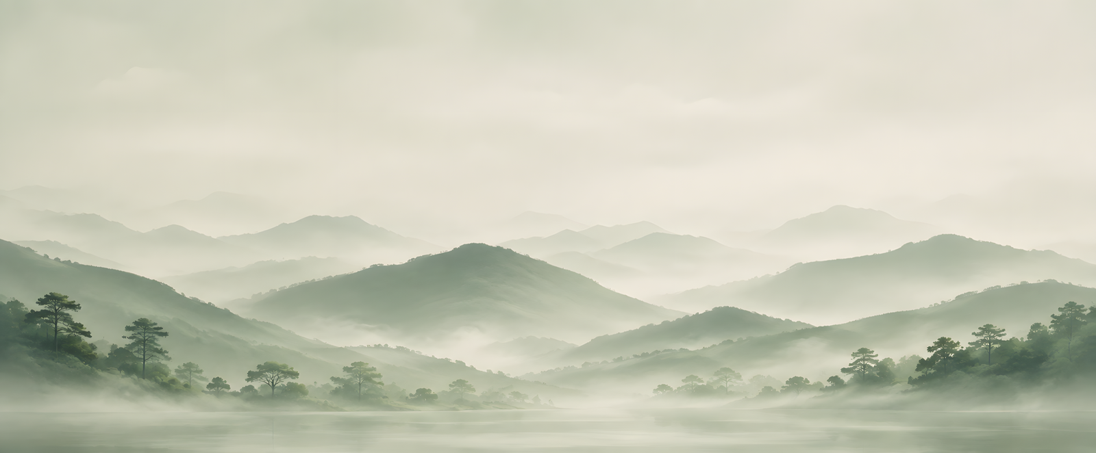 Sage Calm Desk Mat