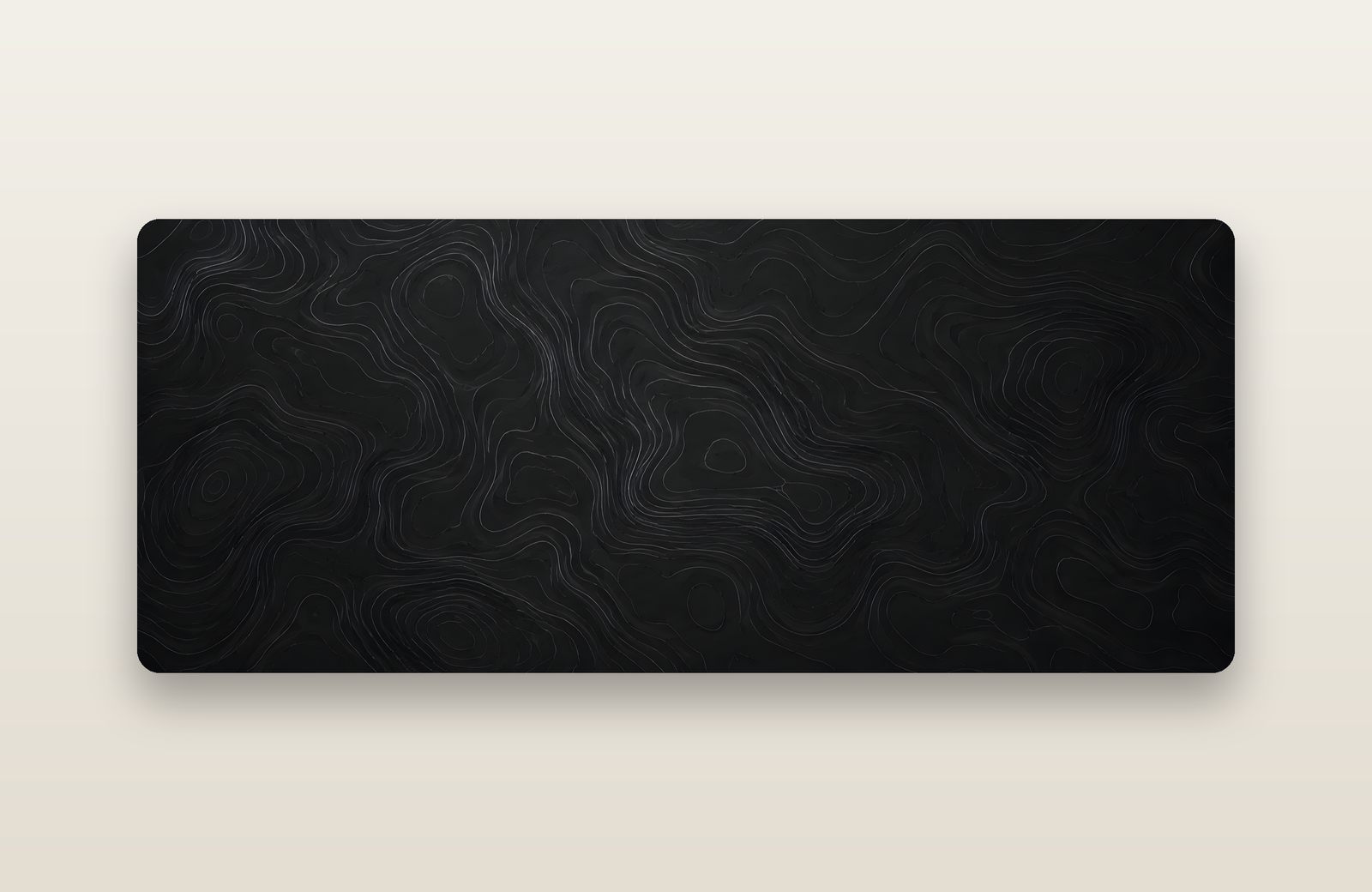 Charcoal Contour Desk Mat - Image 2